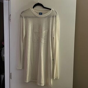 Adidas Off-White Long Sleeve Tee